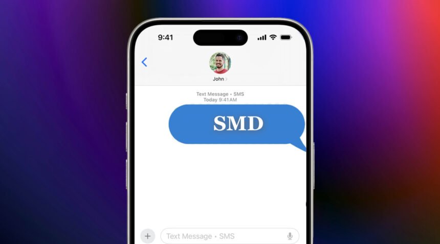 what does smd stand for in text